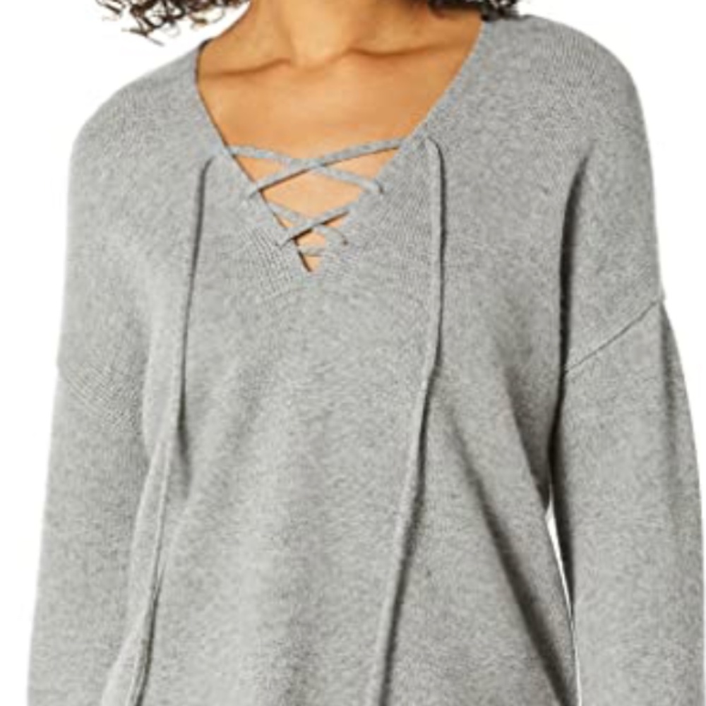 Joie Larken Lace Up Sweater